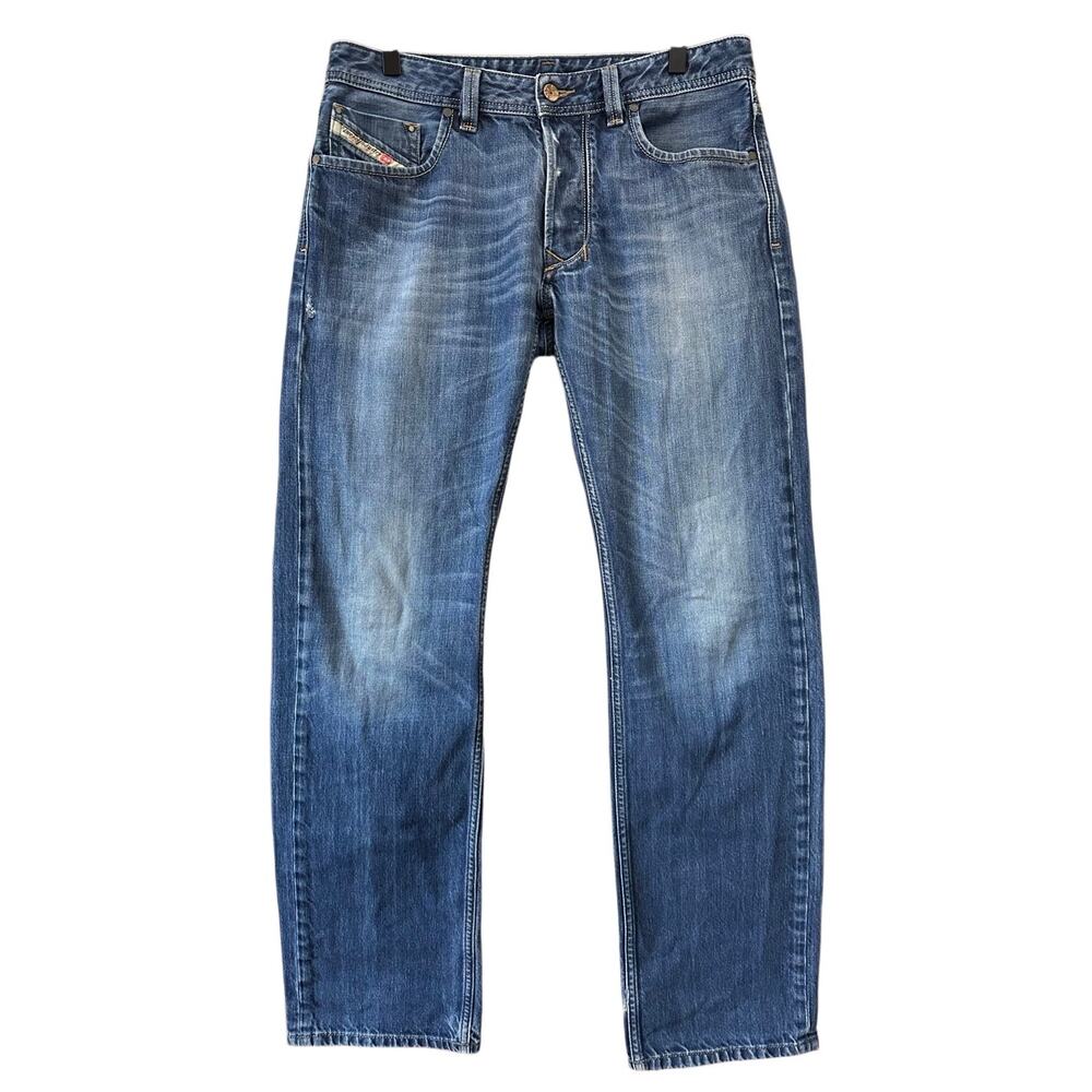 Diesel Men’s Larkee Regular Straight Leg Jeans Wash 0801Z Size W31 L32 Streetwea